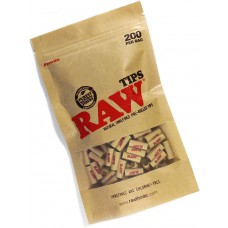 Raw Pre rolled Tip 200ct bag